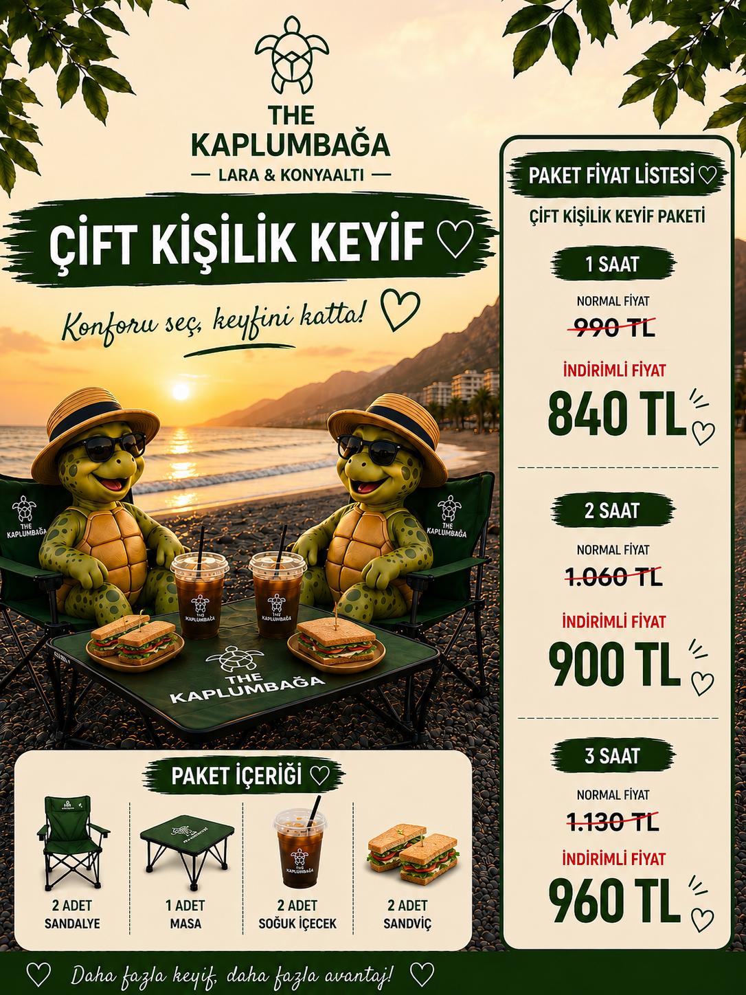 Çift Kişilik Sandviç Keyif Paketi 🥪